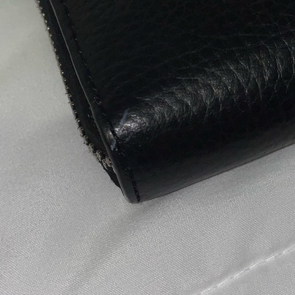 Michael Kors - Black Leather Continental Wristlet - Picture 3 of 6